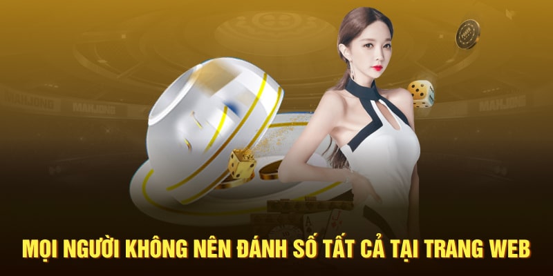 Mọi người không nên đánh số tất cả tại trang web